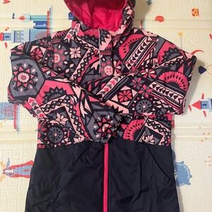 Columbia Pink and Black Thermal Coil Jacket